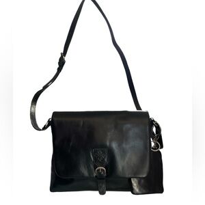 Patricia Nash Mili Leather Medium Flap Crossbody w/ Coin Pouch  0121